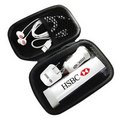 Power Bank Travel Kit with Cardholder and Earbuds